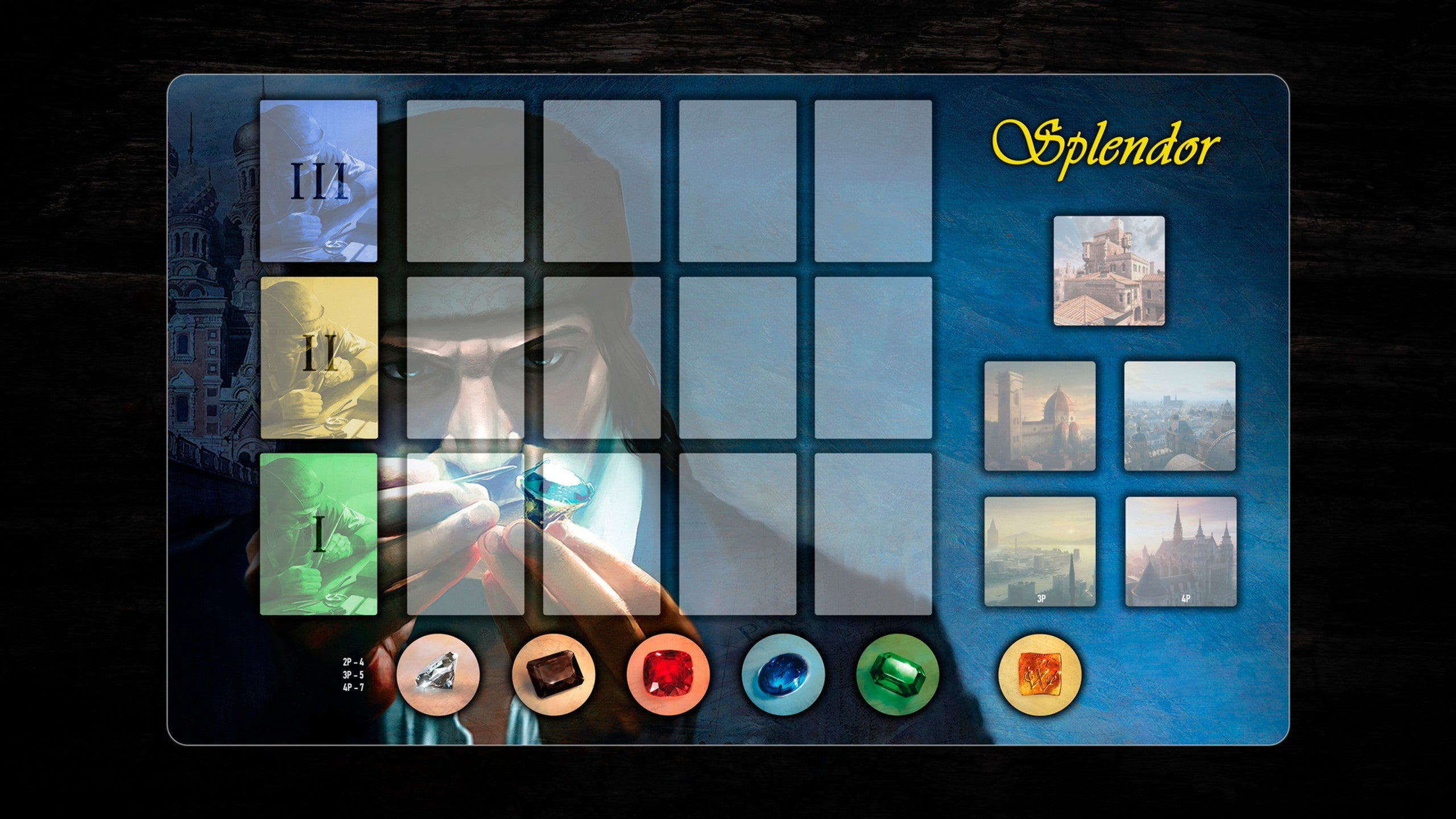 Splendor Mat Splendor Game Mat Custom 24X14 – Lizard Den