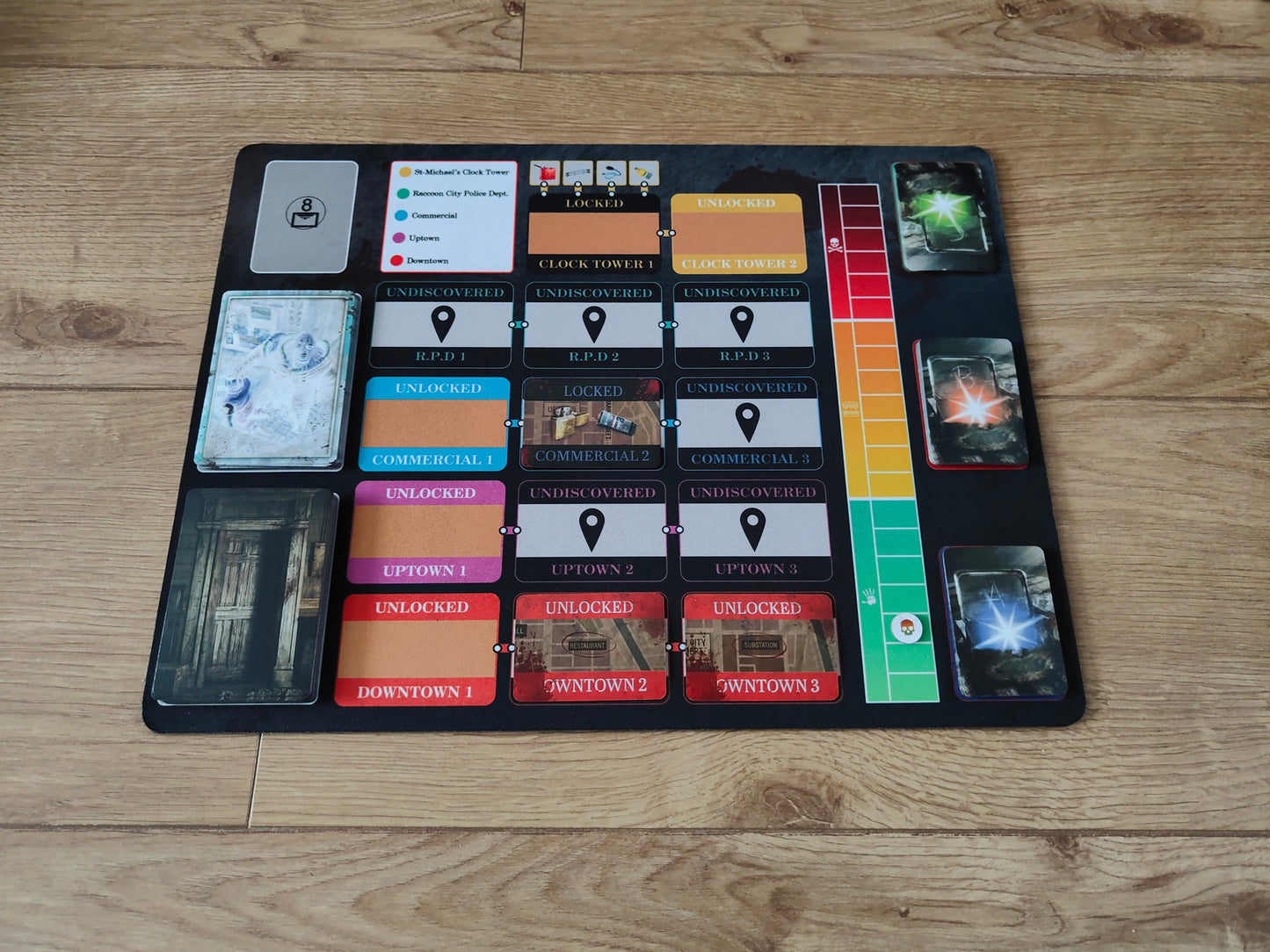 Resident Evil 3 Board Game Mat Set