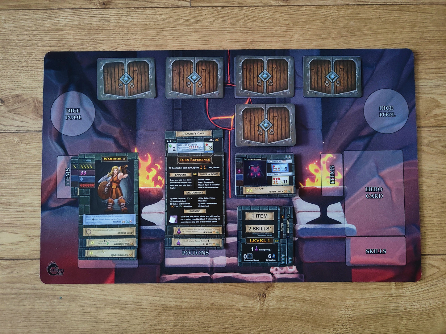 One Deck Dungeon Custom Playmat