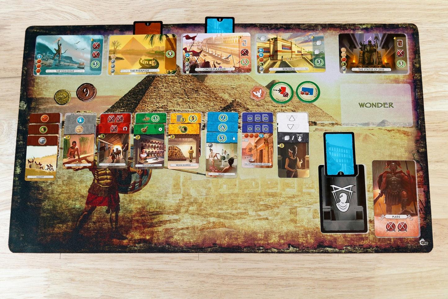 7 Wonders Duel Custom Playmat