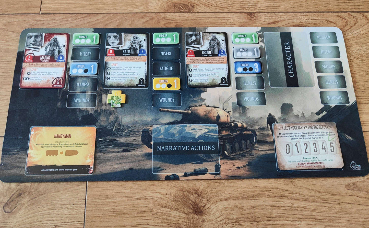 This War Of Mine Custom Playmat