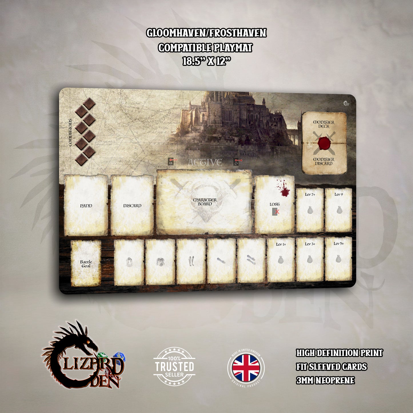 Gloomhaven/Frosthaven Playmat