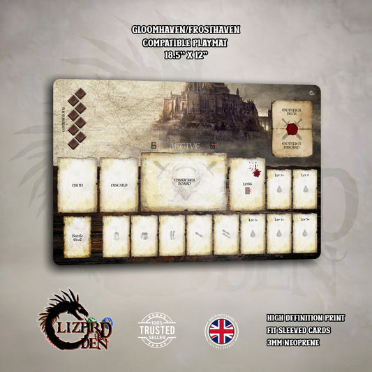 Gloomhaven/Frosthaven Castle Theme Playmat